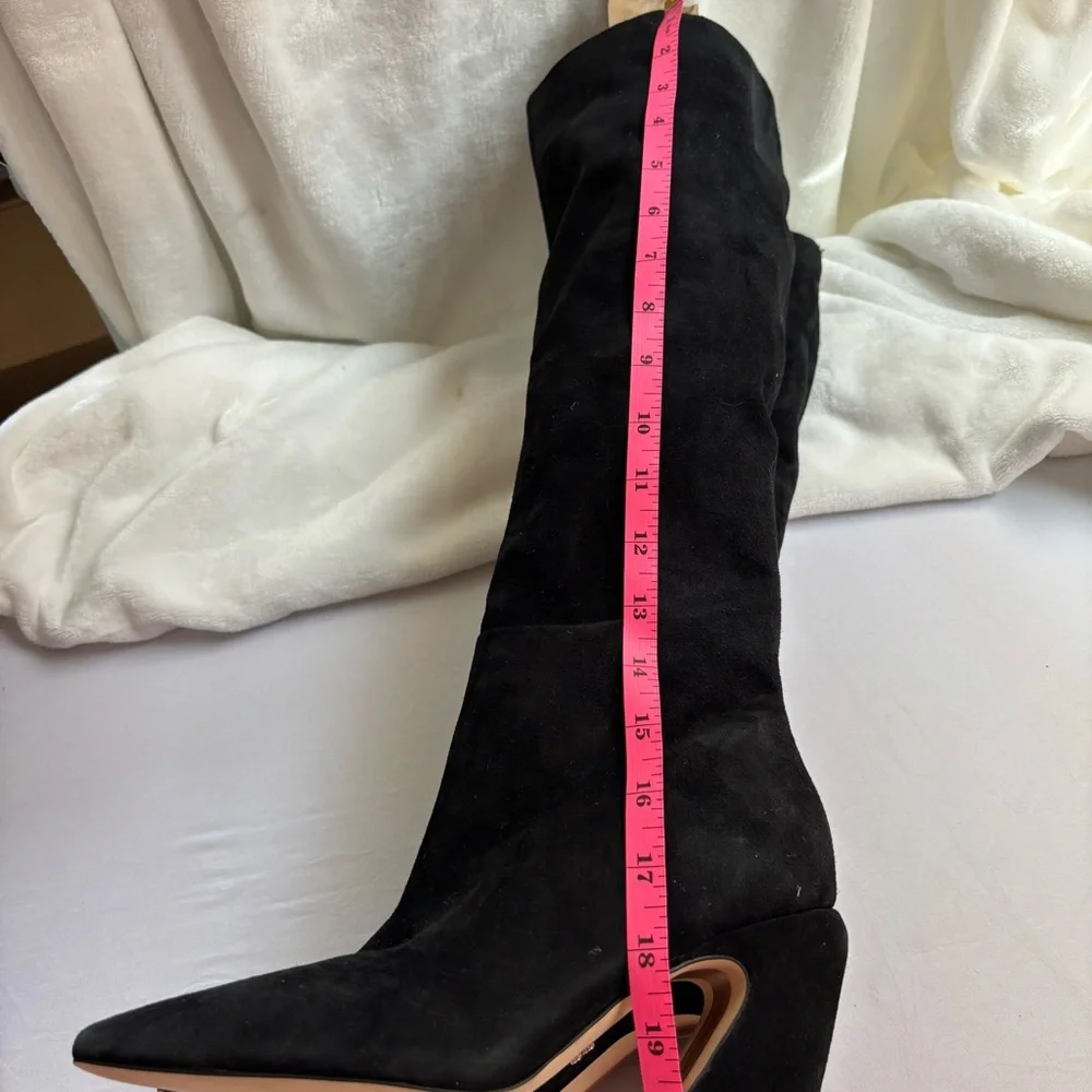 Sam Edelman Sulema Suede Boots Size 6 black NWOT - Picture 10 of 12